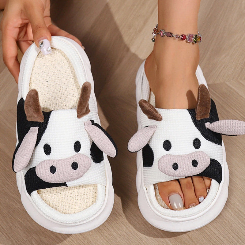 Cartoon Cow Print Slides