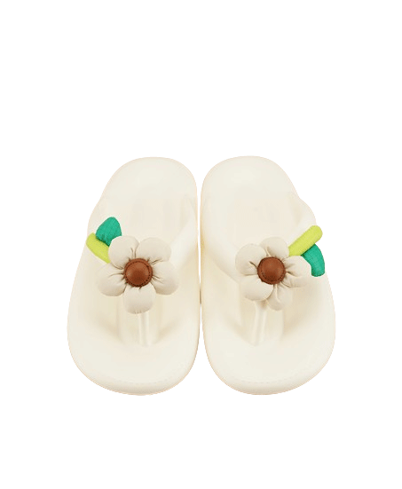 Floral Decor Flip Flops