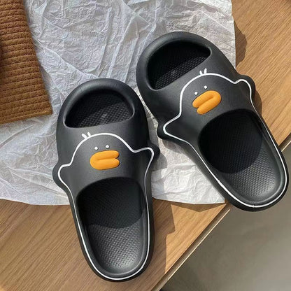 Cartoon Duck Cloud Slides