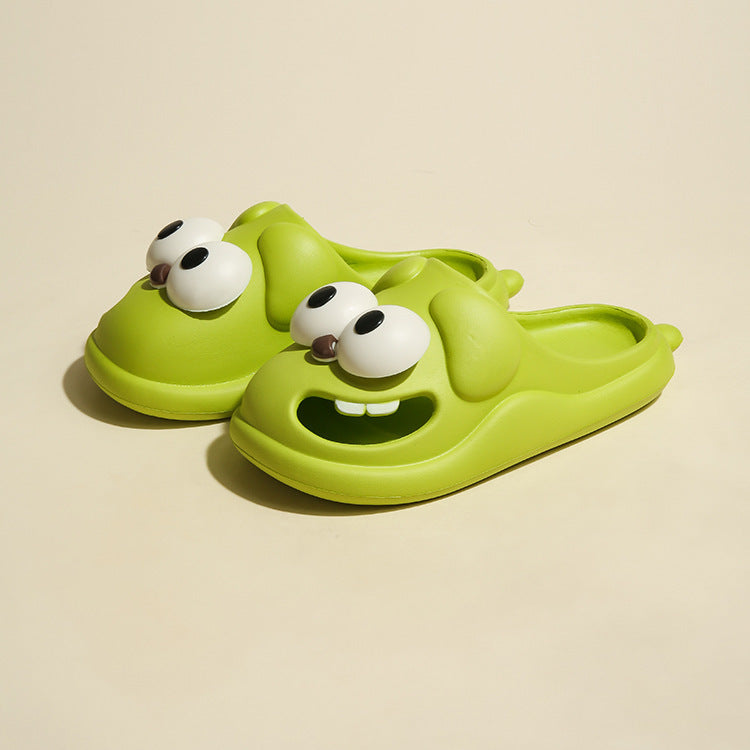 Cartoon Dog Funny Thick-Soled Slippers