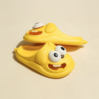 Cartoon Dog Funny Thick-Soled Slippers