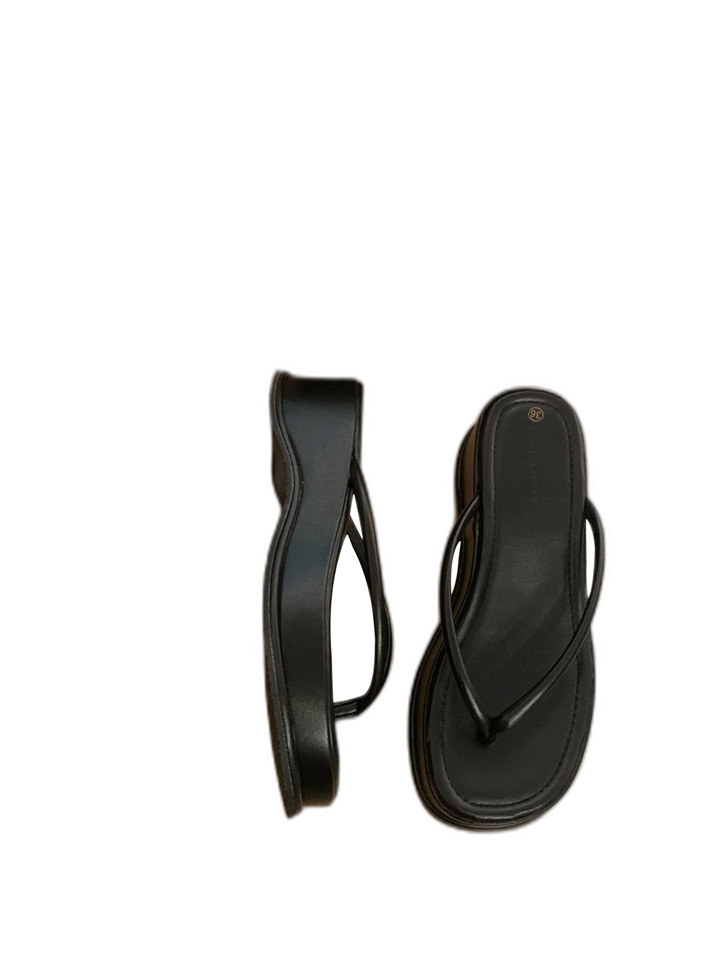 Sleek Platform Flip Flops