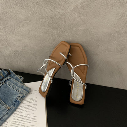 Minimalist Graceful Lines Chic Fairy Flat Sandals