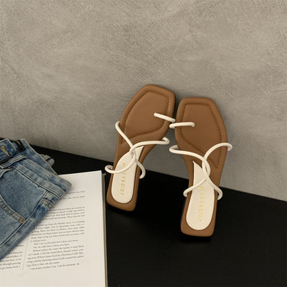 Minimalist Graceful Lines Chic Fairy Flat Sandals