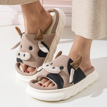 Cartoon Cow Print Slides