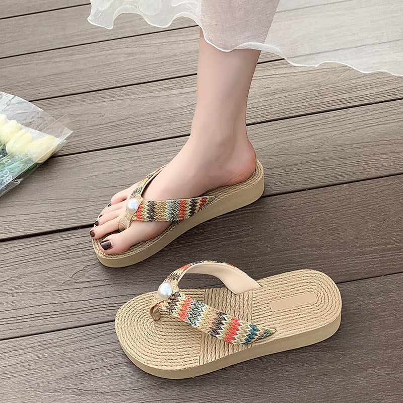 Elegant Vacation Style Flip Flops