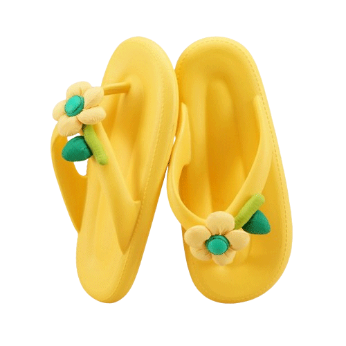 Floral Decor Flip Flops