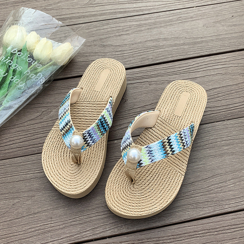 Elegant Vacation Style Flip Flops