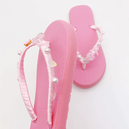 Fairy-Tale Beach Flip Flops