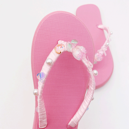 Fairy-Tale Beach Flip Flops