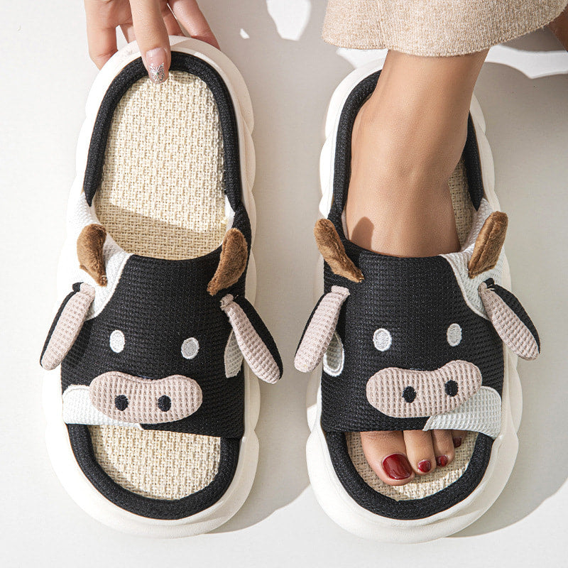 Cartoon Cow Print Slides