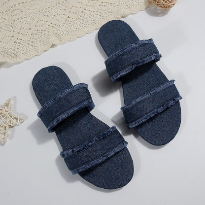 Denim Sandal