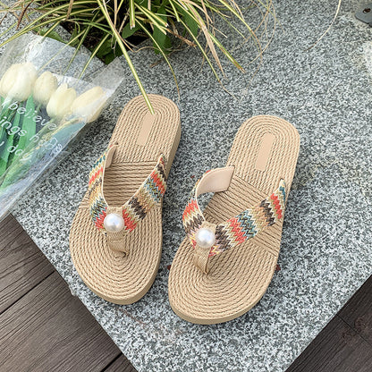 Elegant Vacation Style Flip Flops